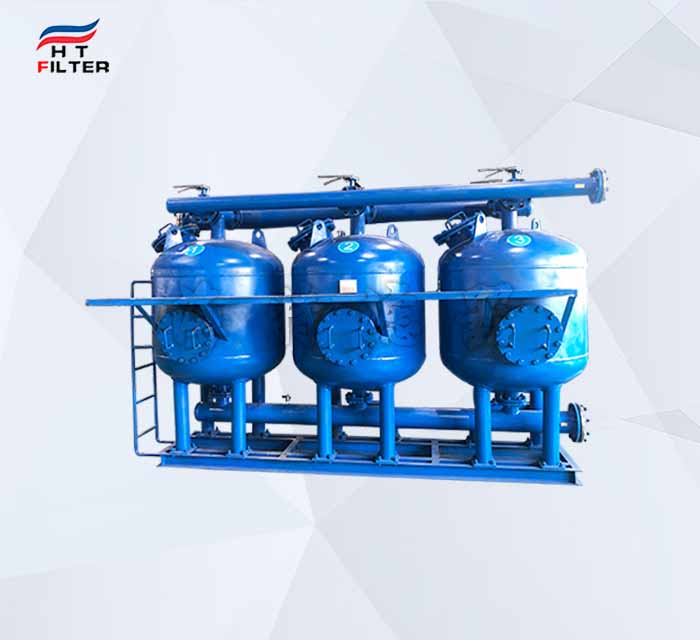 電廠 造紙廠原水的預(yù)處理淺層砂過(guò)濾器